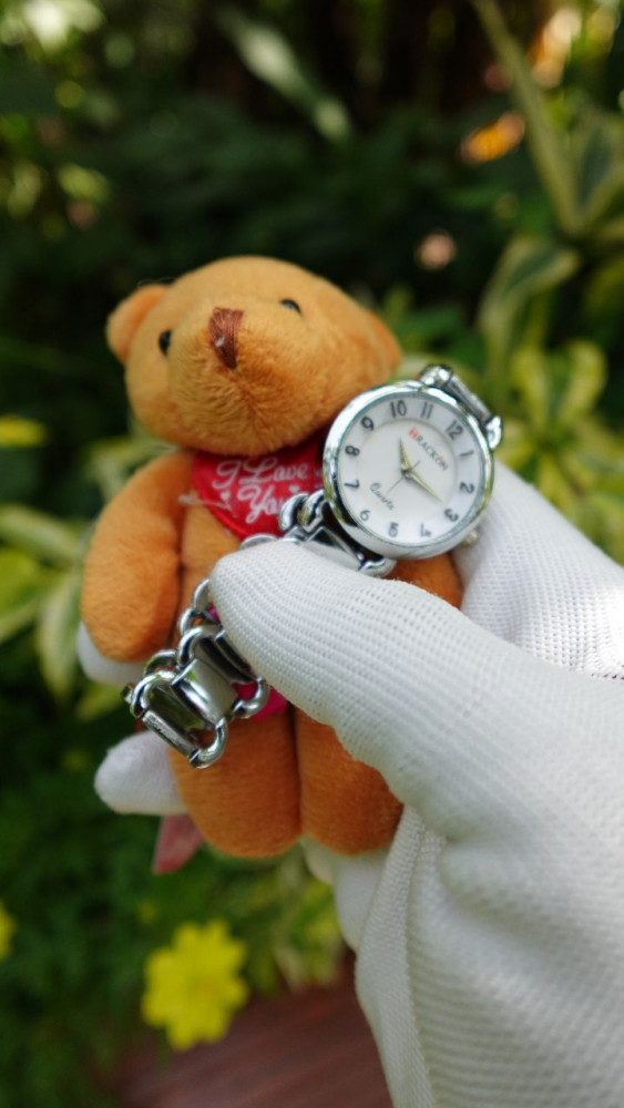 Premium Girls' Watch & Teddy Bear Combo - The Best Surprise Gift, Just ₹349