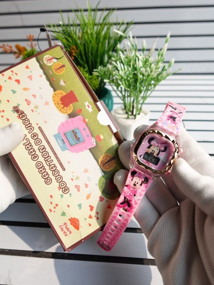 Fun Way to Learn: Talking Flash Card Educational Toy & Cartoon Watch Combo