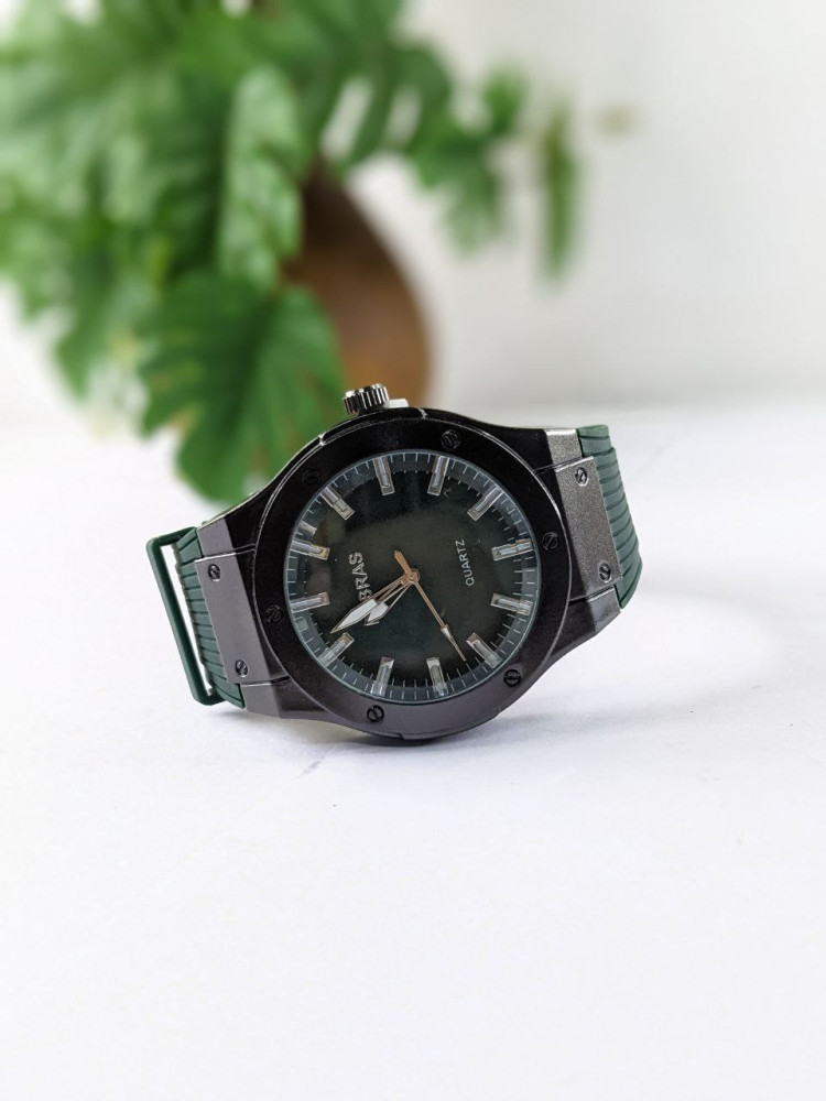 Stylish Green colour Analog watch (WQ393)