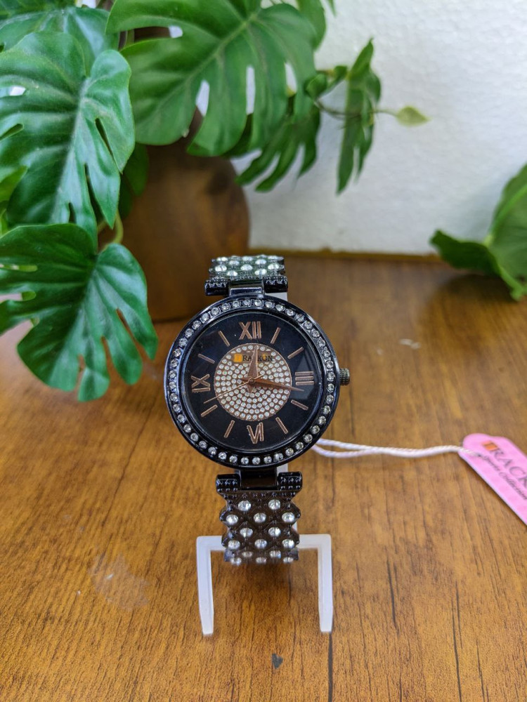 TRACKON  Diamond studded Unique design Analog watch  for girls (WL146)