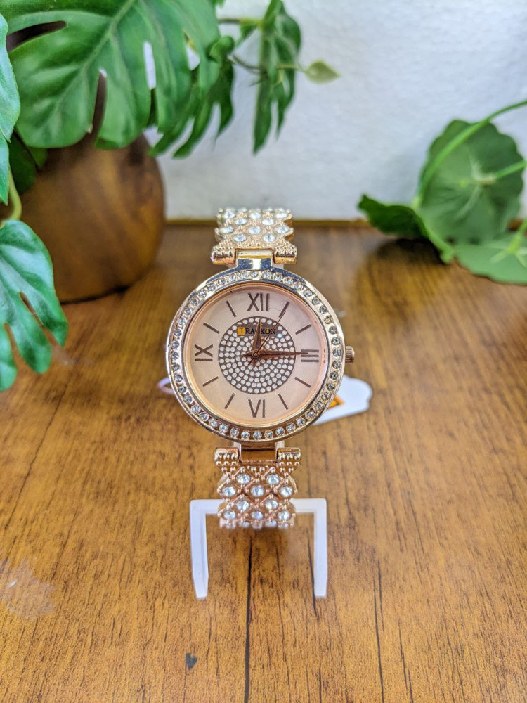 TRACKON  Diamond studded Unique design Analog watch  for girls (WL146)