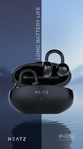 Heatz HB52 Free Clip OWS Open-Ear Buds | Special Combo Offer