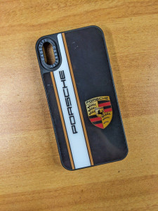 TPU PREMIUM CASE  PORSCHE LOGO  FOR IPHONE X (CQ101)