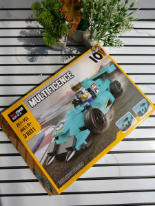 Build Your Own Fleet: 10-in-1 Creative Car Building Blocks