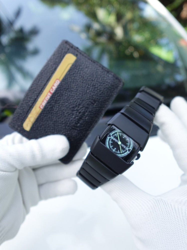 Trending Watch Combo: D-Line Analog Watch & Leather Wallet