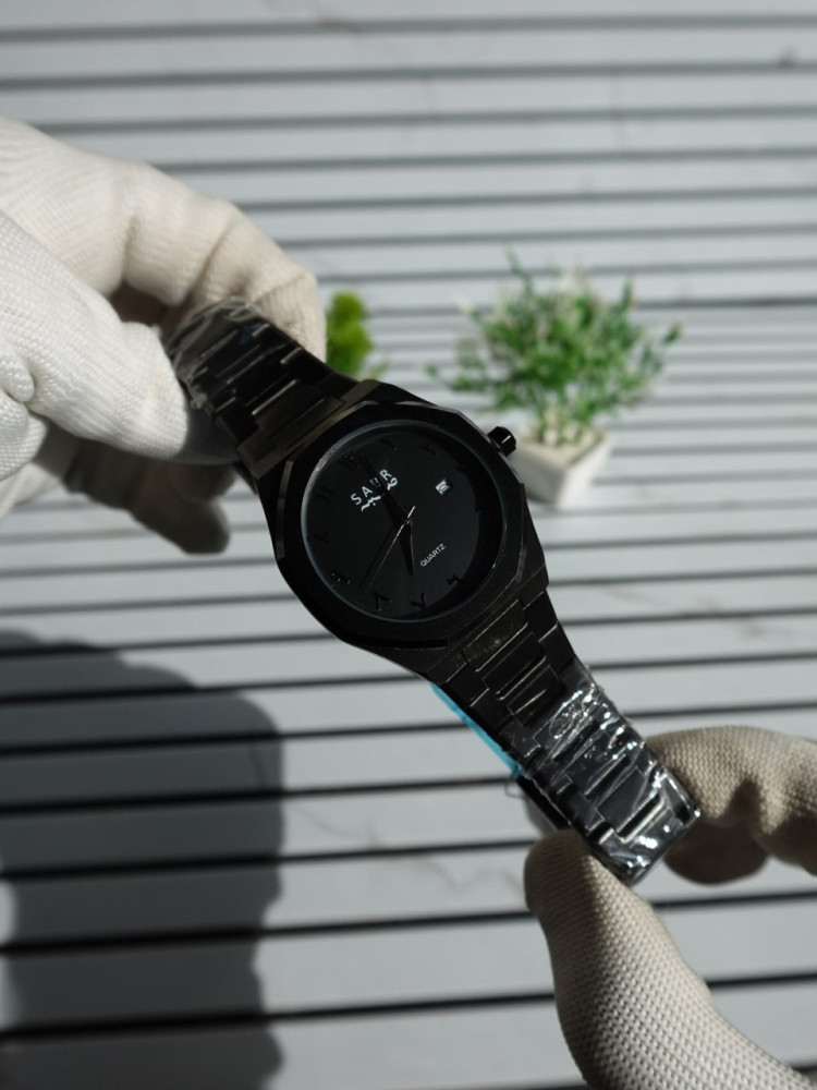Elevate Your Style: Premium SABR Arabic Dial Stainless Steel Chain Watch