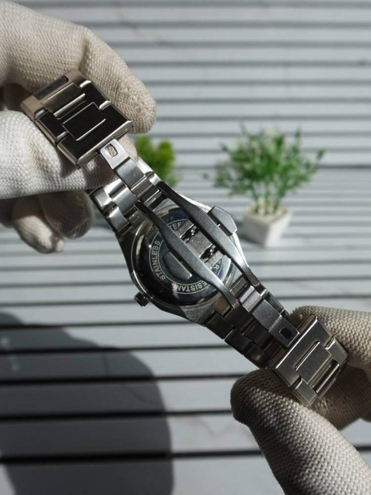 Elevate Your Style: Premium SABR Arabic Dial Stainless Steel Chain Watch