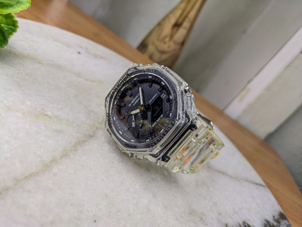 G SHOCK DUAL TIME TRANSPARENT WATCH (WQ146)