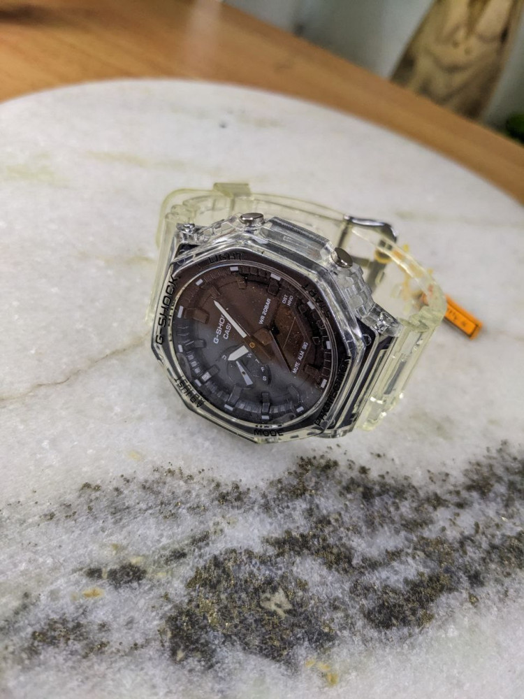 G SHOCK DUAL TIME TRANSPARENT WATCH (WQ146)