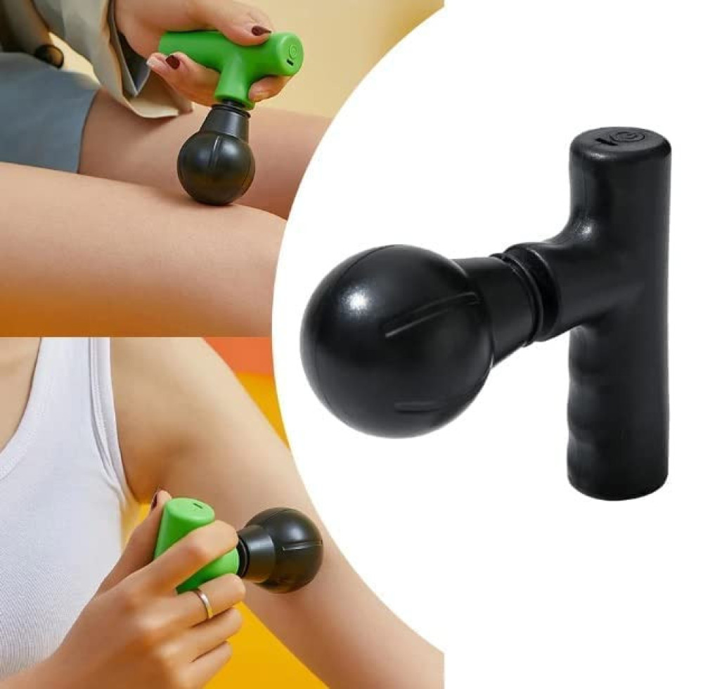 Mini Fascial Gun Deep Muscle Massager Mini Head and Face Massager Portable Suitable For Gym Office Pocket Muscle Relaxation And Massage Facial Gun (GQ01)