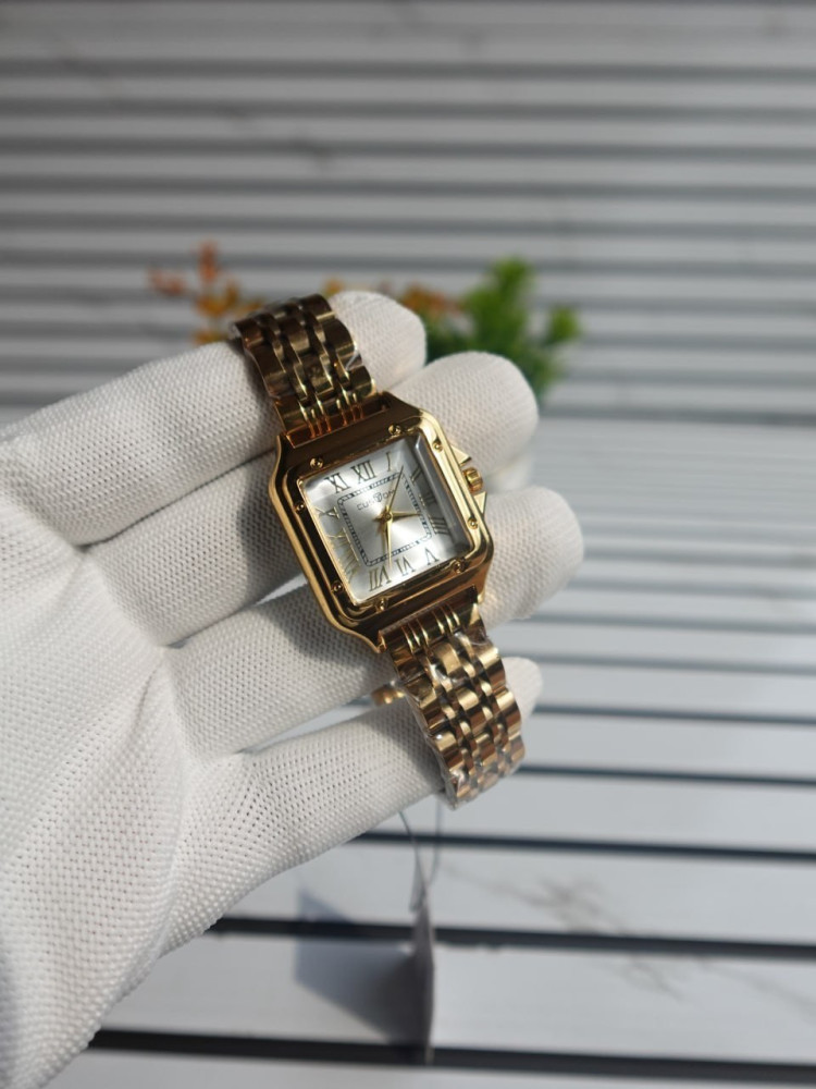 Elegance Redefined: Premium Square Dial Chain Watch for Girls