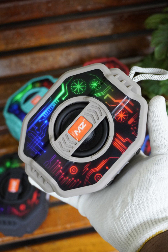 MZ Portable Bluetooth Speaker - RGB Light Fusion, Type-C Fast Charging & 3D Sound