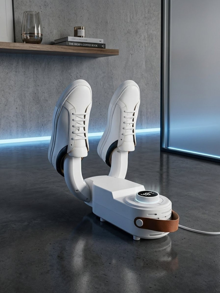 Smell-Free, Damp-Free Steps! Heavy-Duty Foldable Shoe Sanitizer & Quick Dryer