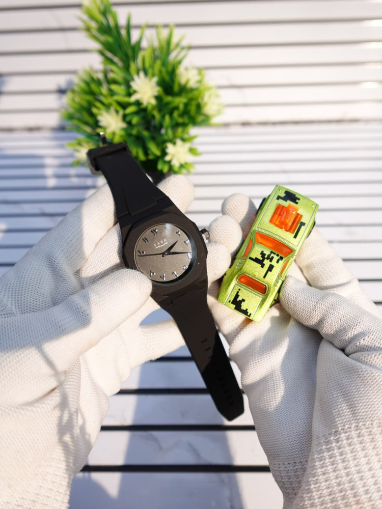 Trending Arabic Numeral Watch & Miniature Car Combo