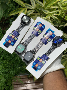 Gasiq Vintage Small Dial Watch - Oval Shape, Date and Girls' Favorite, Black