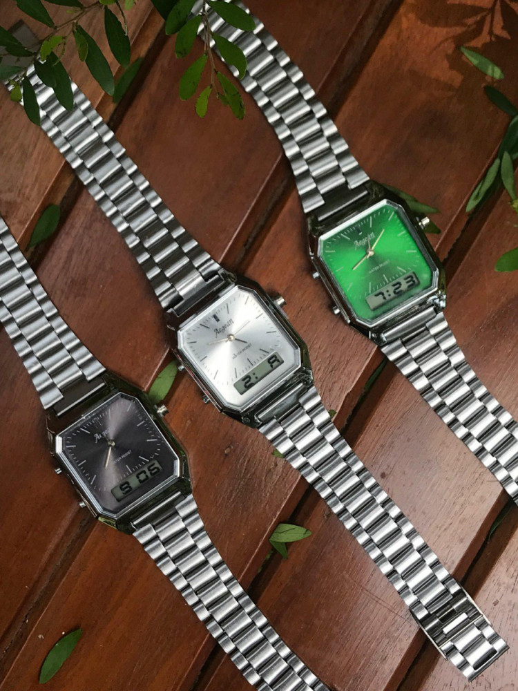 Vintage Digital-Analog Watch: A Timeless Classic (WQ481)