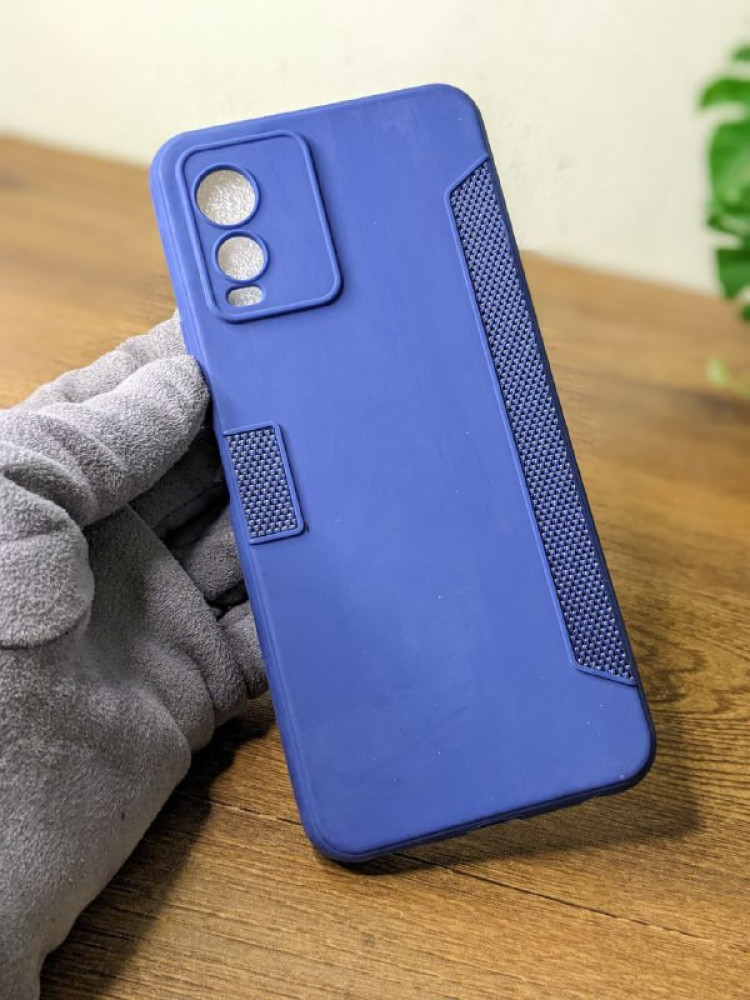 VIVO T1X SILICON CASE WITH INSIDE CLOTH (CQ03)