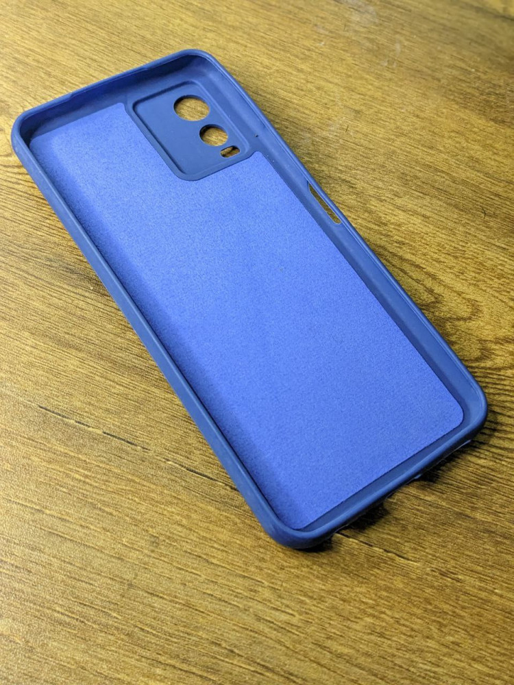 VIVO T1X SILICON CASE WITH INSIDE CLOTH (CQ03)