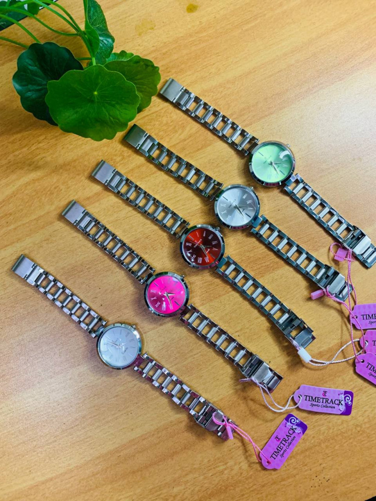 TIME TRACK ANALOG CHAIN WATCH FOR GIRLS (WL21)