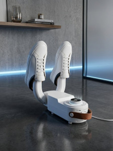 Smell-Free, Damp-Free Steps! Heavy-Duty Foldable Shoe Sanitizer & Quick Dryer