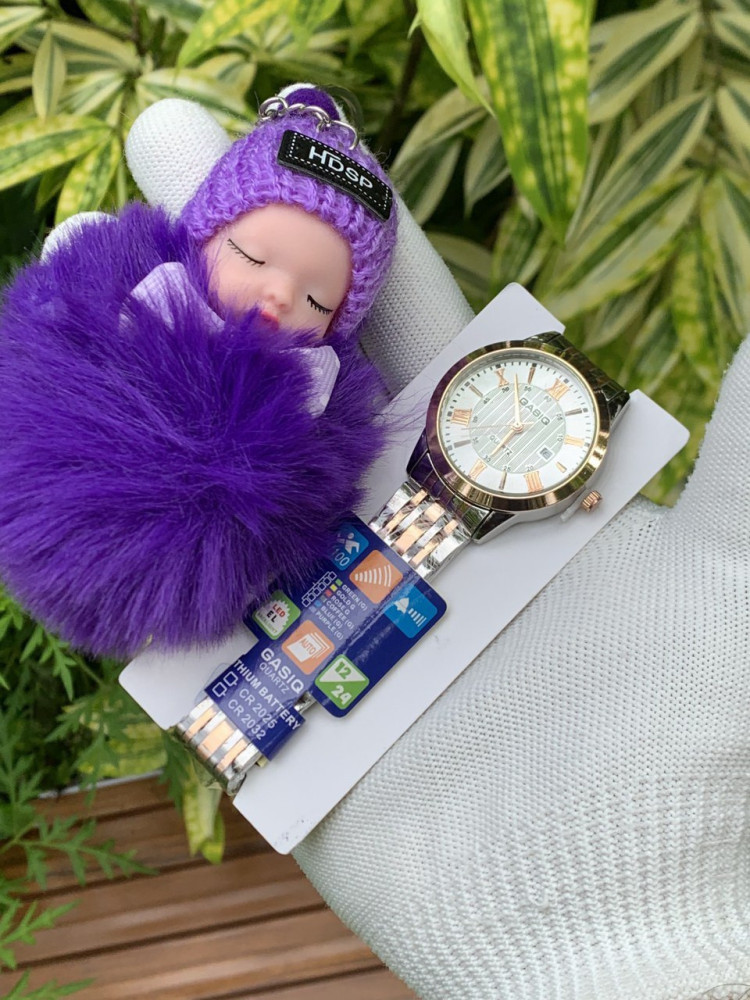 Gasiq Girls' Analog Watch - Premium, Classic & Surprise Gift,Dual Tone