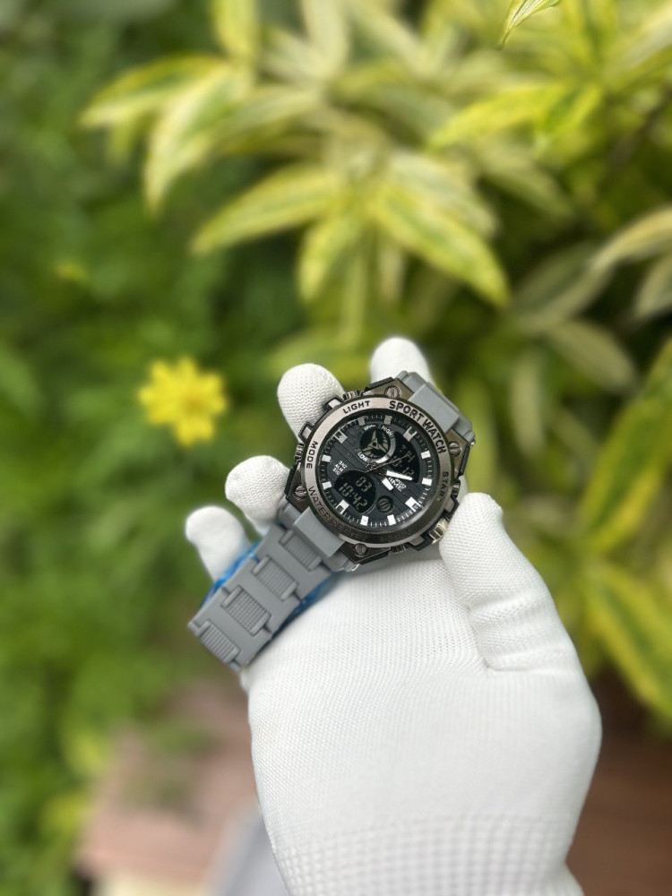 Twoo Time Premium Watch - Double Time, Water Resistant & Free Scooter Keychain