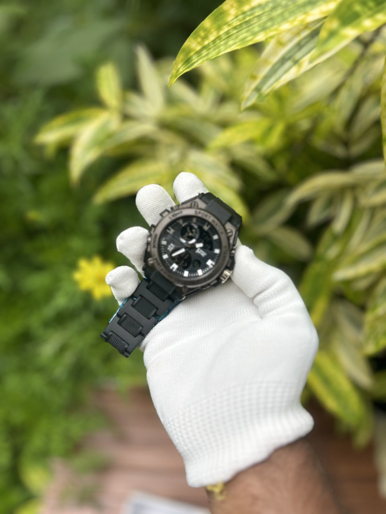 Twoo Time Premium Watch - Double Time, Water Resistant & Free Scooter Keychain