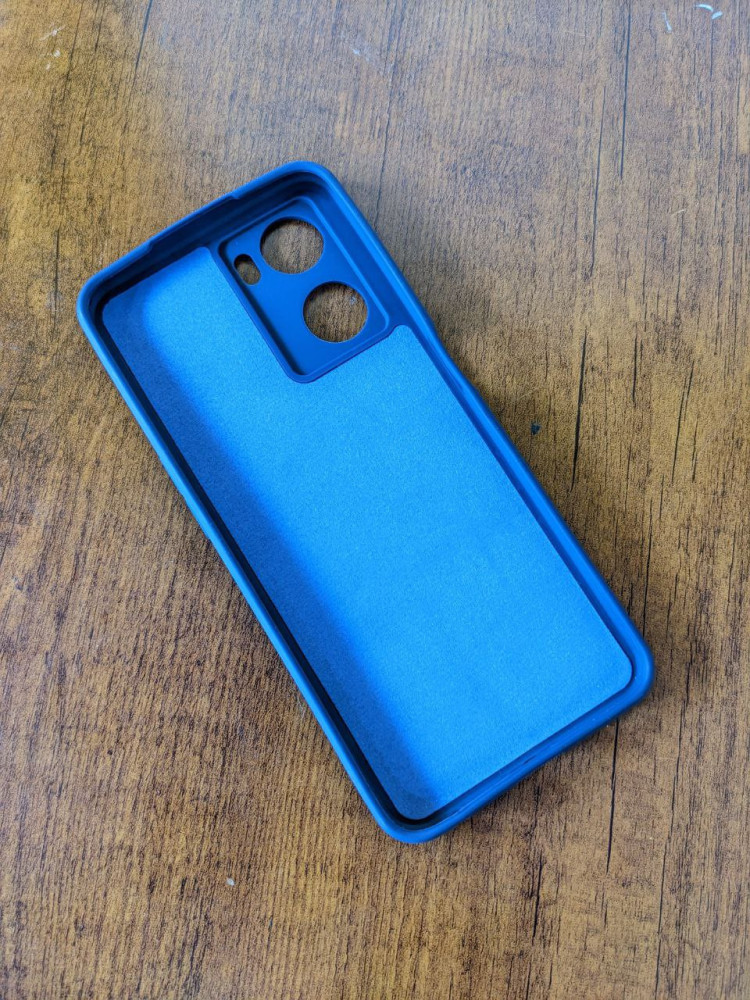 OPPO A77 4G  SILICONE CASE WITH INSIDE CLOTH(CQ07)