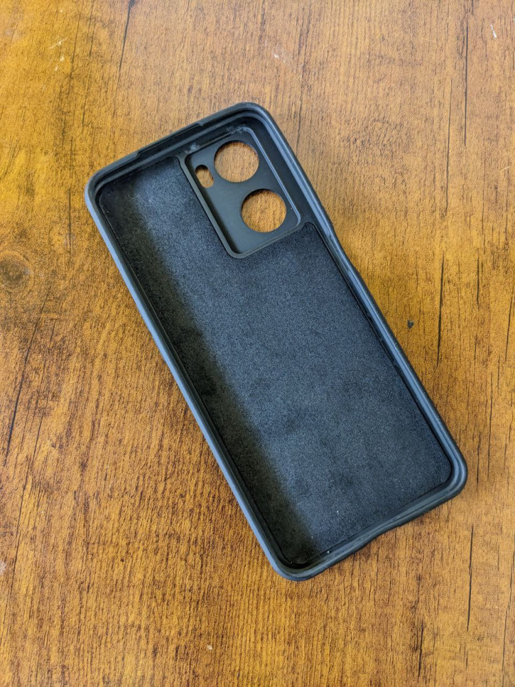 OPPO A77 4G  SILICONE CASE WITH INSIDE CLOTH(CQ07)