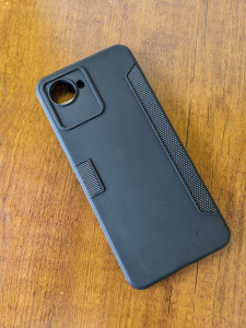 REALME C30 SILICONE CASE WITH INSIDE CLOTH (CQ12)