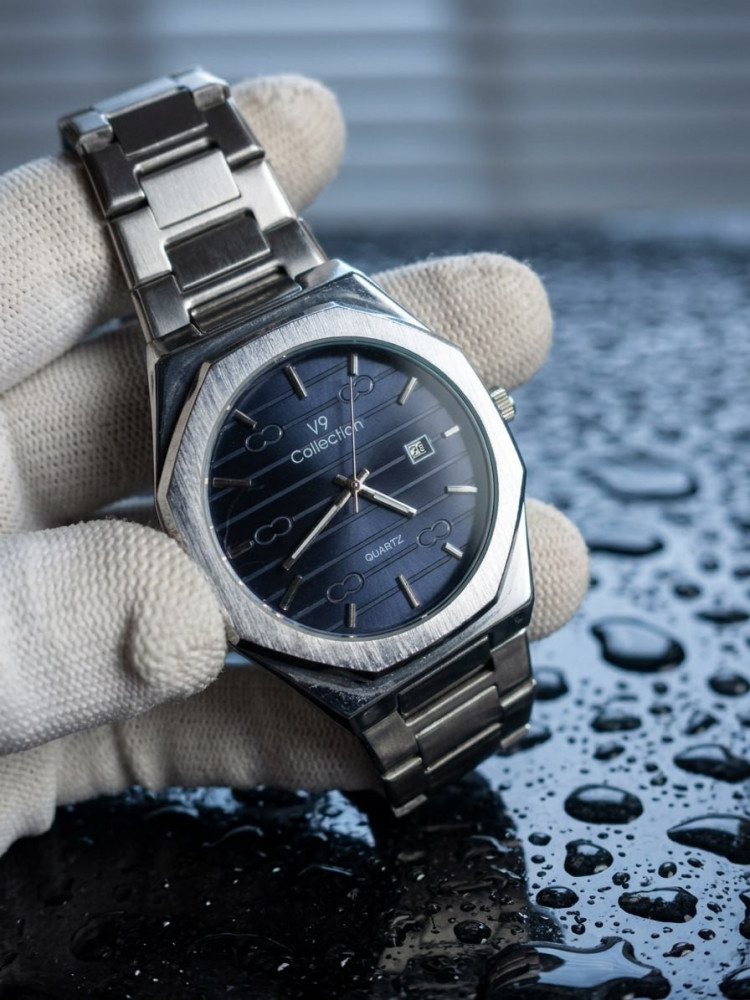 Executive Style: Premium V9 Collection Royal Blue Luxury Watch