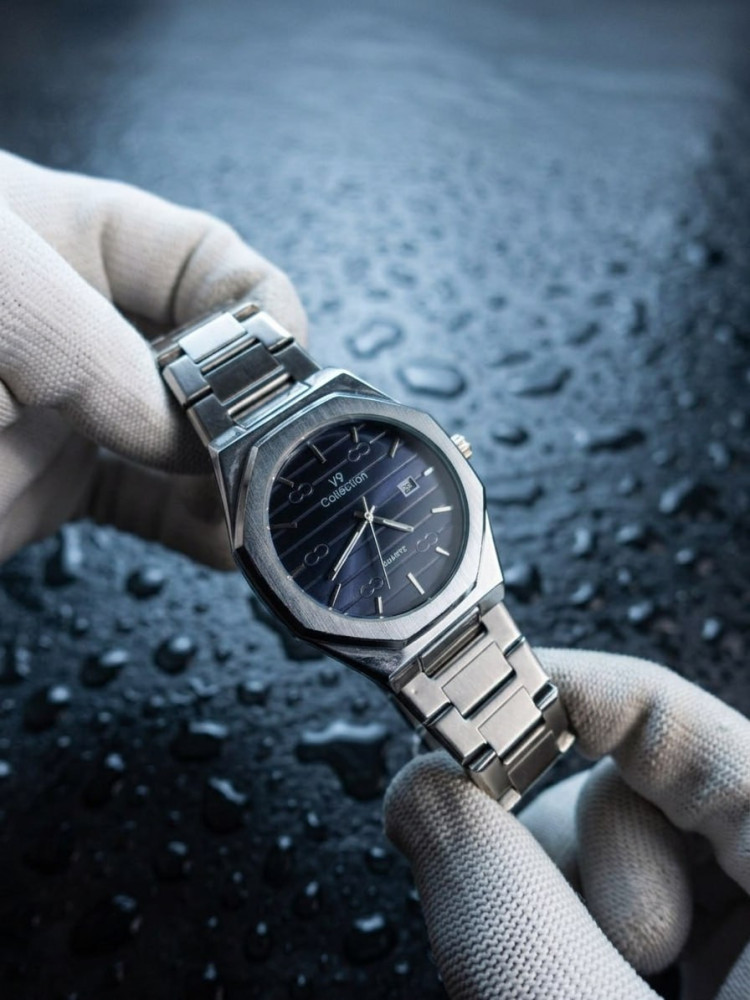 Executive Style: Premium V9 Collection Royal Blue Luxury Watch