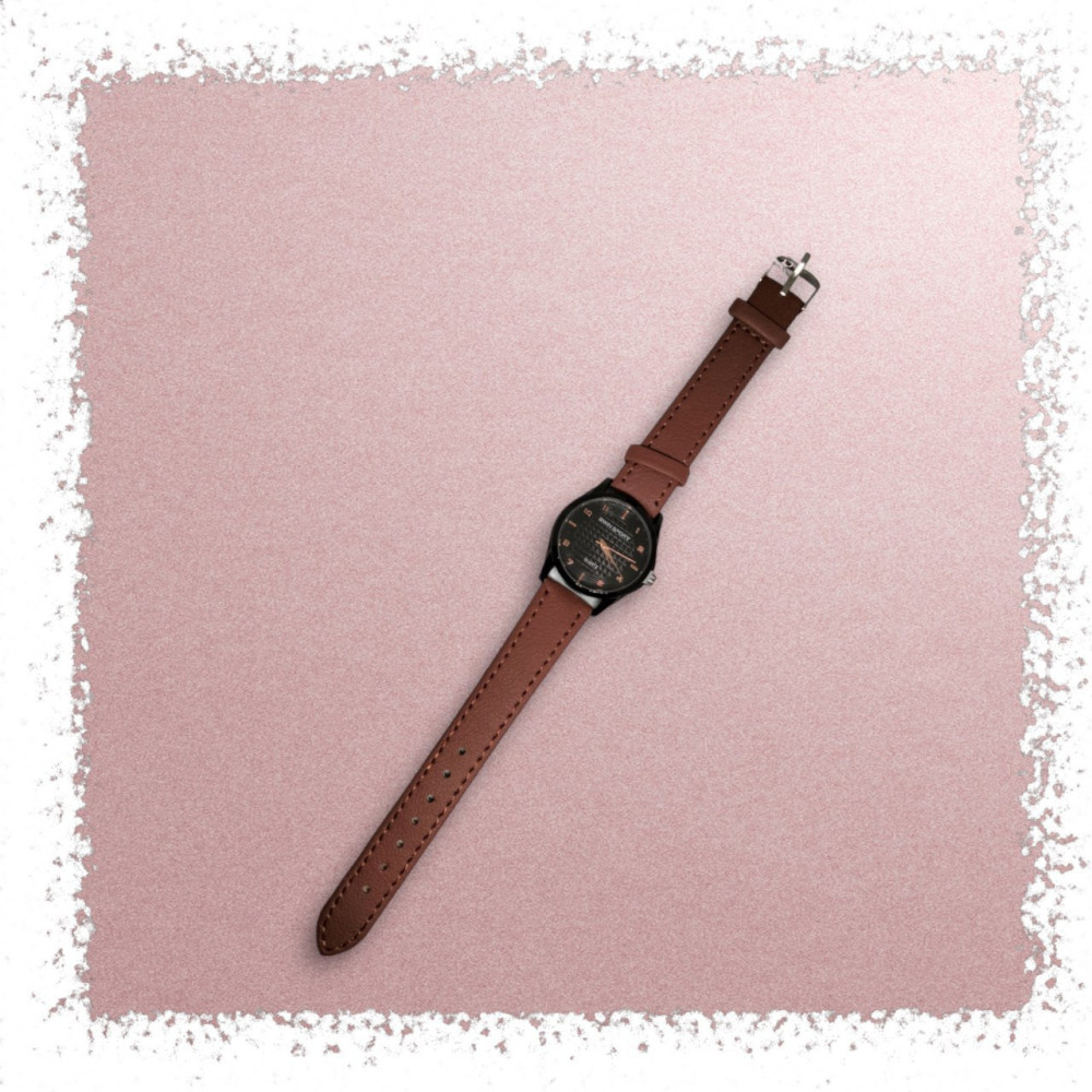 GIRLS FANCY WATCH  LEATHER STRAP (WL02)